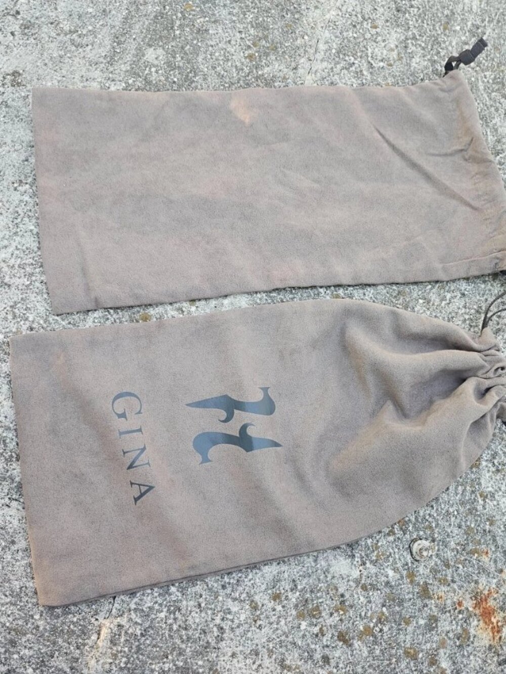 Gina Dust Bag Draw String Storage Bag Set of 2 Bags authentic